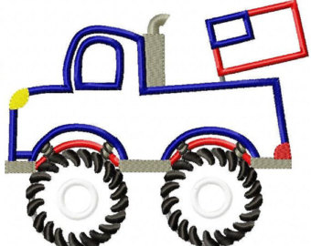 340x270 July 4th Monster Truck Svg File,fireworks Svg File,patriotic Svg
