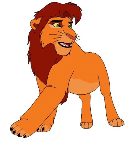 417x450 Mufasa Clipart Mad Lion