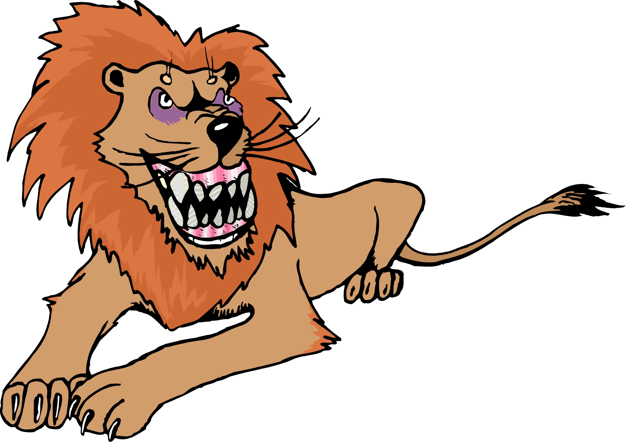 2041x1443 Collection Of Fierce Lion Clipart High Quality, Free