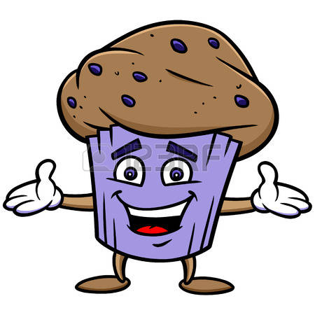 450x450 Blueberry Muffin Clipart Black And White