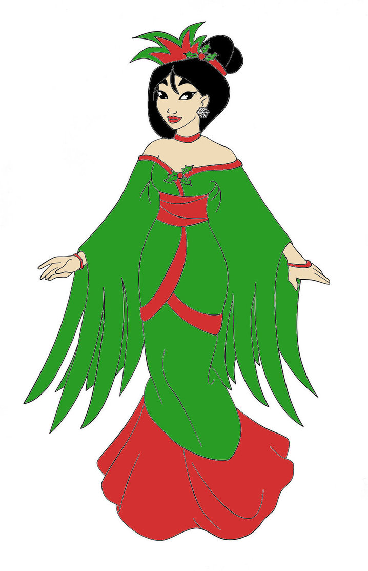 718x1113 Mulan Christmas Dress By Shiningfaith96
