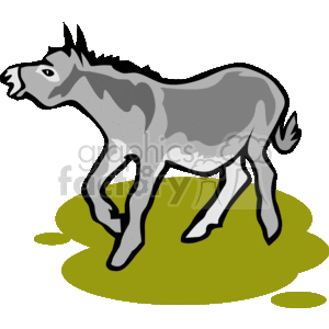300x300 Royalty Free 5 Donkey 132738 Clip Art Images, Illustrations