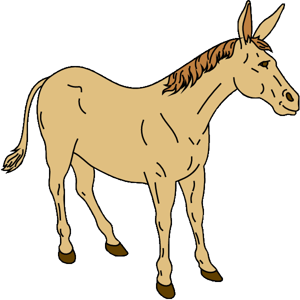 600x600 Mule Clipart