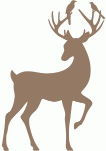 212x300 Deer Clip Art Silhouettes Amp Outlines, Buck And Doe Party