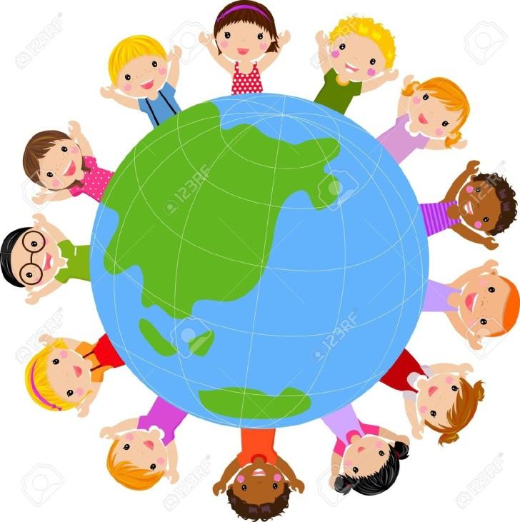 728x731 Multicultural World Clipart