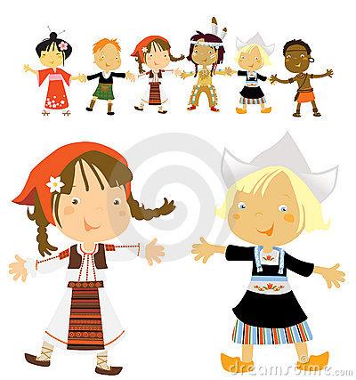 400x427 Multicultural People Clipart