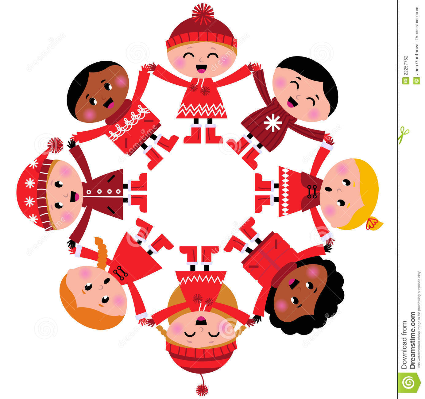 1385x1300 Multicultural Christmas Clipart