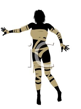263x350 Female Mummy Halloween Costume