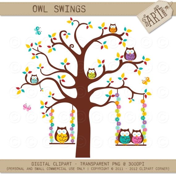 570x570 Owl On A Swing