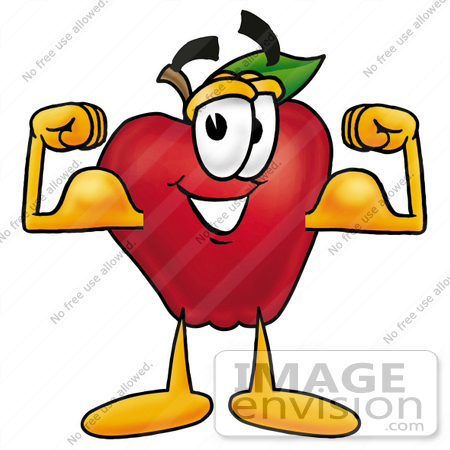 450x450 Cartoon Muscle Man Clipart