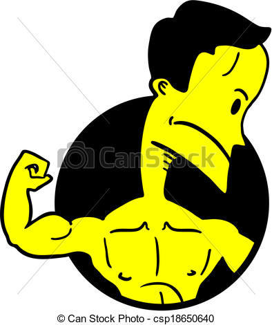 394x470 Creative Design Of Muscle Arm Man Eps Vector