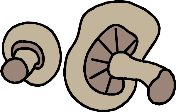 600x381 Mushrooms Clip Art Free Vector 4vector