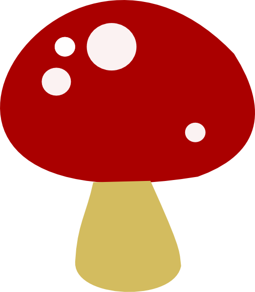 522x597 Red Mushroom Clip Art