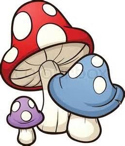 258x300 Cartoon Mushrooms