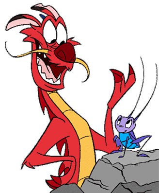 328x397 Mushu And Cri Kee Disney Animal Friends