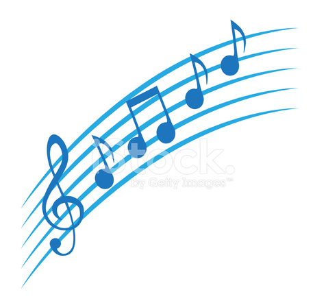 476x439 Music Notes Swish Stock Vector
