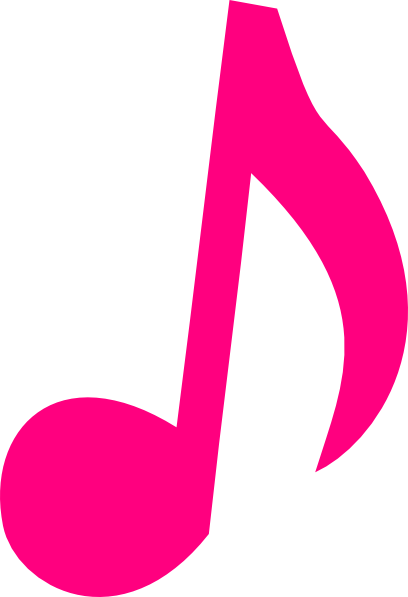 408x597 Pink Music Notes Clip Art Pink Music Note Clip Art Clipart