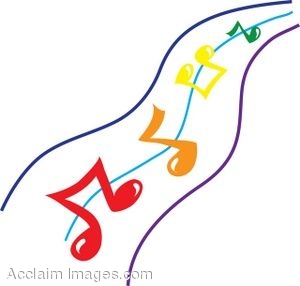 300x286 Clip Art Picture Of Colorful Music Notes