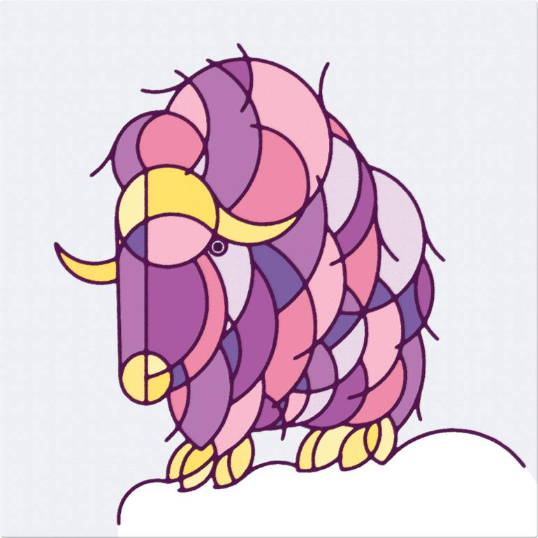 770x770 Saatchi Art Muskox Painting By Rafa Mateo