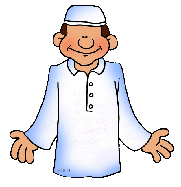 626x648 Religion Clip Art By Phillip Martin, Moslem Boy