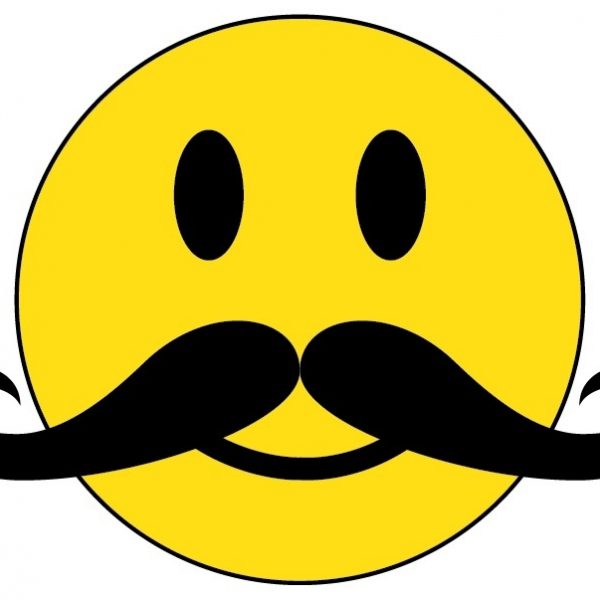 600x600 Smiley Face With Mustache And Thumbs Up Free Download Clip Art