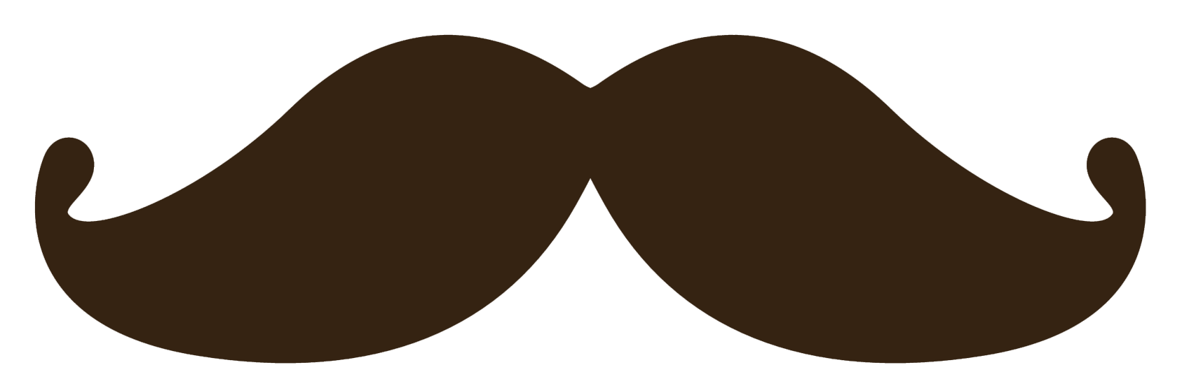 1686x522 Brown Hair Clipart Mexican Mustache