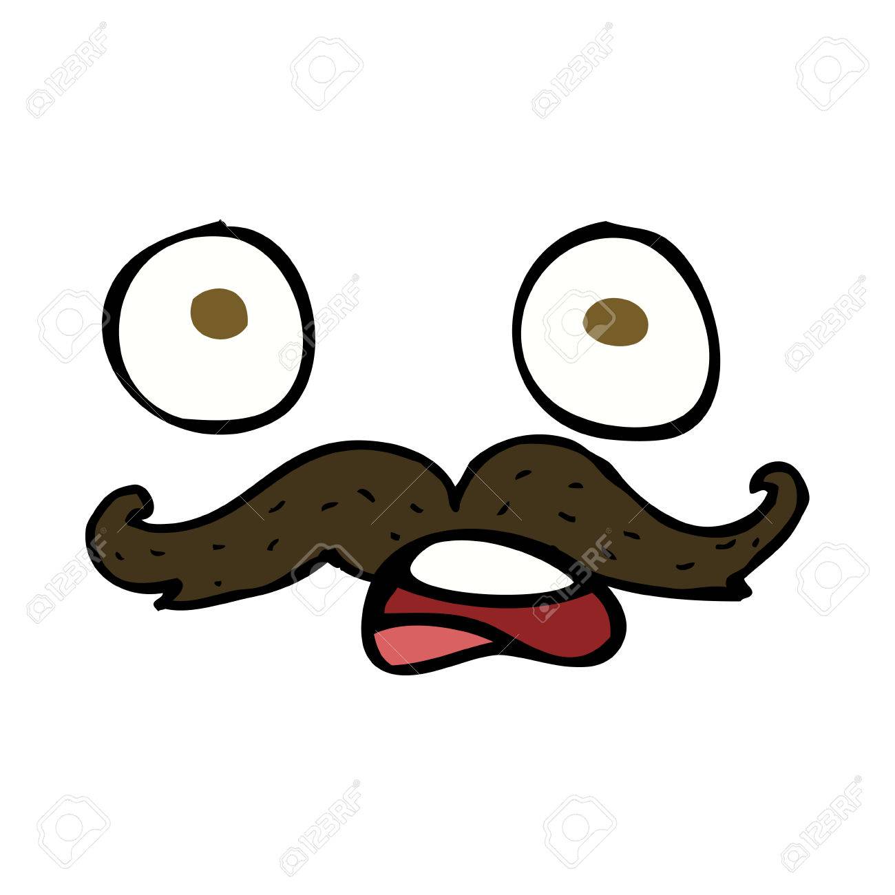 1300x1300 Cartoon Mustache Clipart