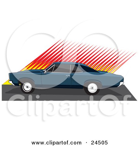 450x470 Clipart Illustration Of A Yellow 1967 Ford Mustang Gt500 Muscle