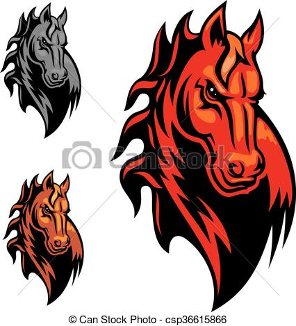 426x470 Wild Red Mustang Or Stallion Clip Art Vector