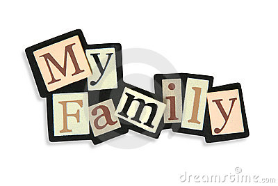 400x267 My Family Words Clipart