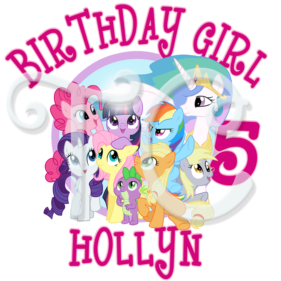 900x900 My Little Pony Personalized Birthday T Shirt