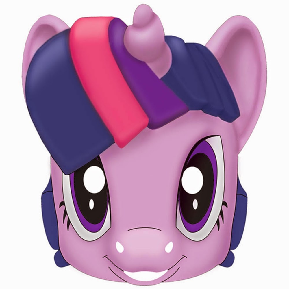 1000x1000 My Little Pony Free Printable Masks. Oh My Fiesta! In English