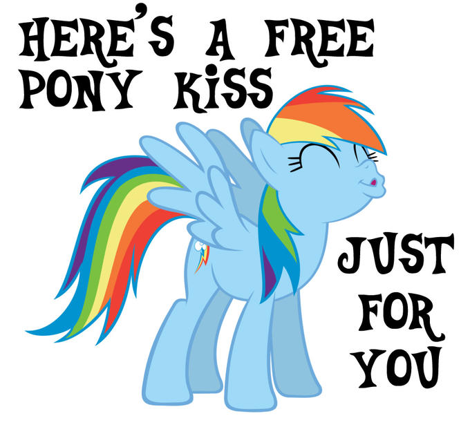680x618 Rainbow Kiss My Little Pony Friendship Is Magic Know Your Meme
