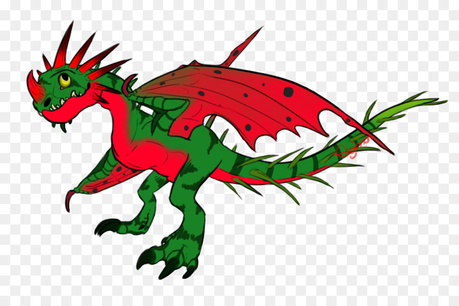 900x600 Dragon Leaf Clip Art