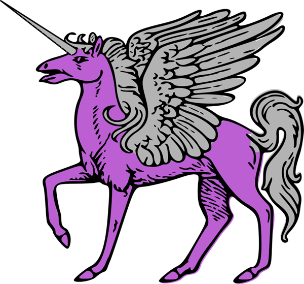 600x559 Unicorn Clipart