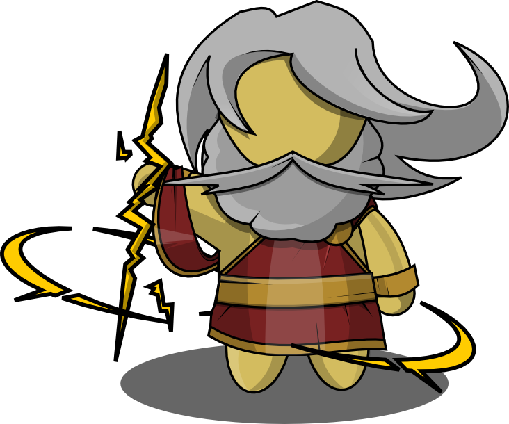 732x610 Cartoon Of Zeus From Mythology Royalty Free Clipart Picture Png