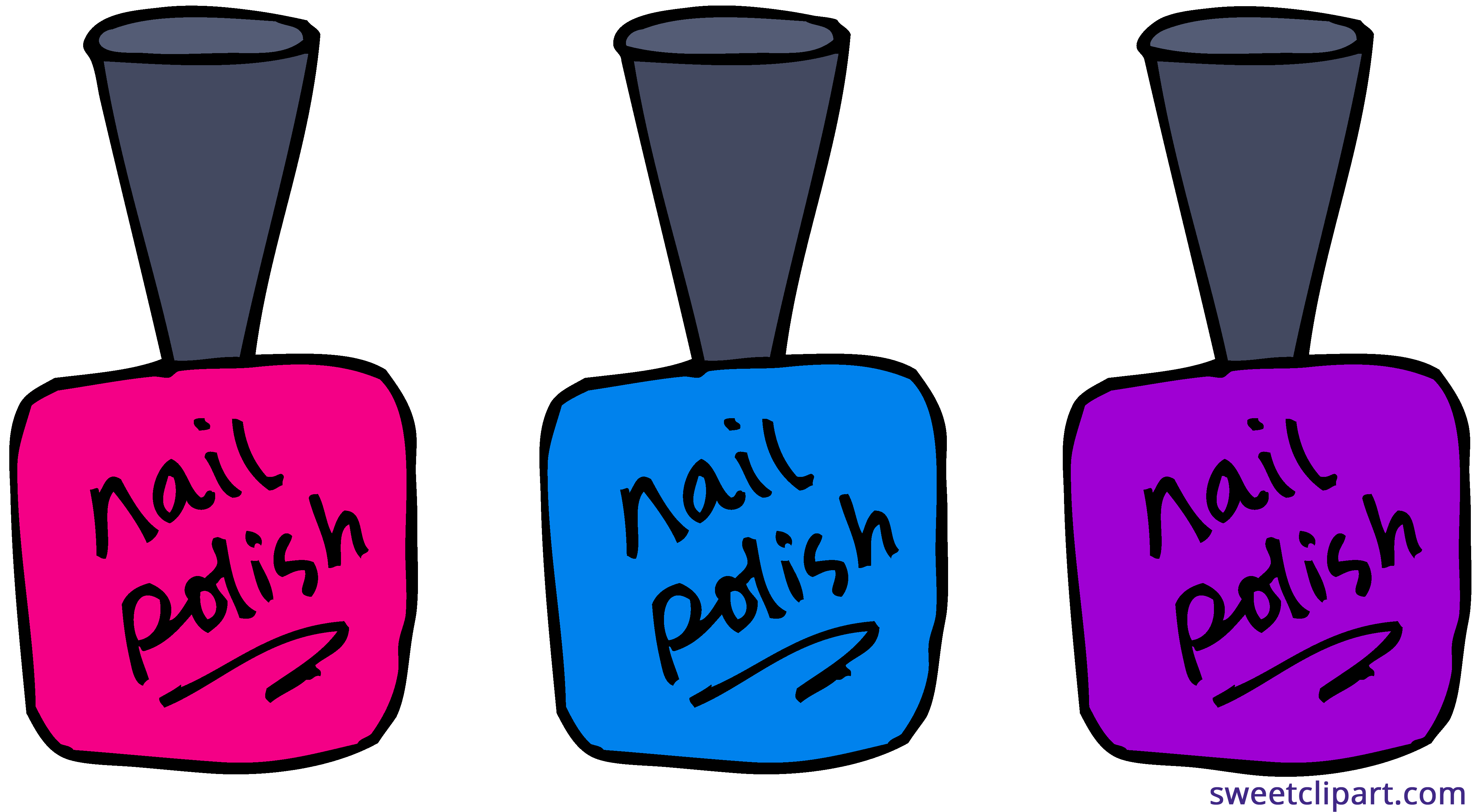 4778x2629 Nail Polish Clip Art Clipart