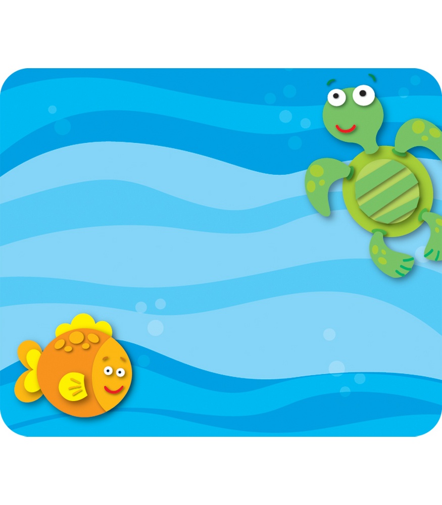 875x1000 Classroom Sea Animal Name Tag Clipart