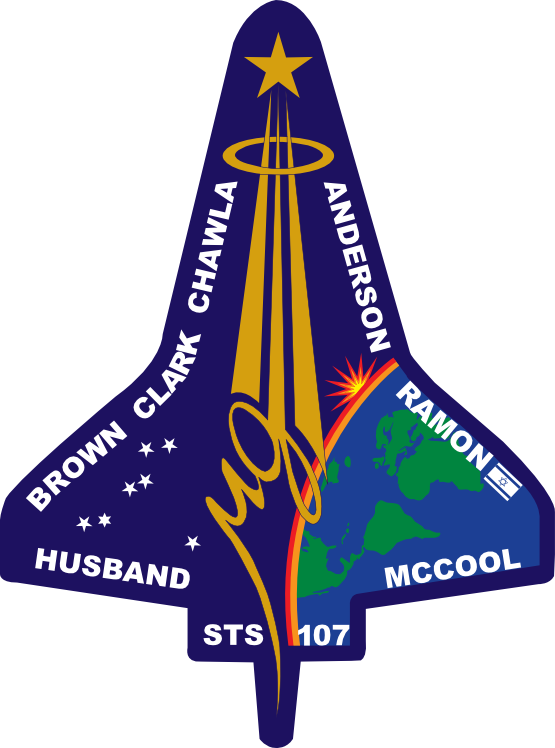 555x748 Clip Art Sts 107 Flight Insignia Nasa