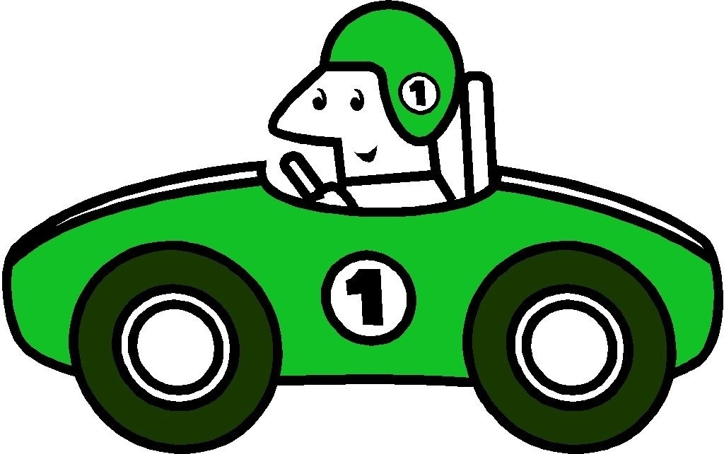 1024x643 Green Race Car Clip Art