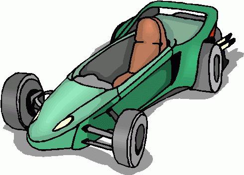 490x352 Race Car Clipart