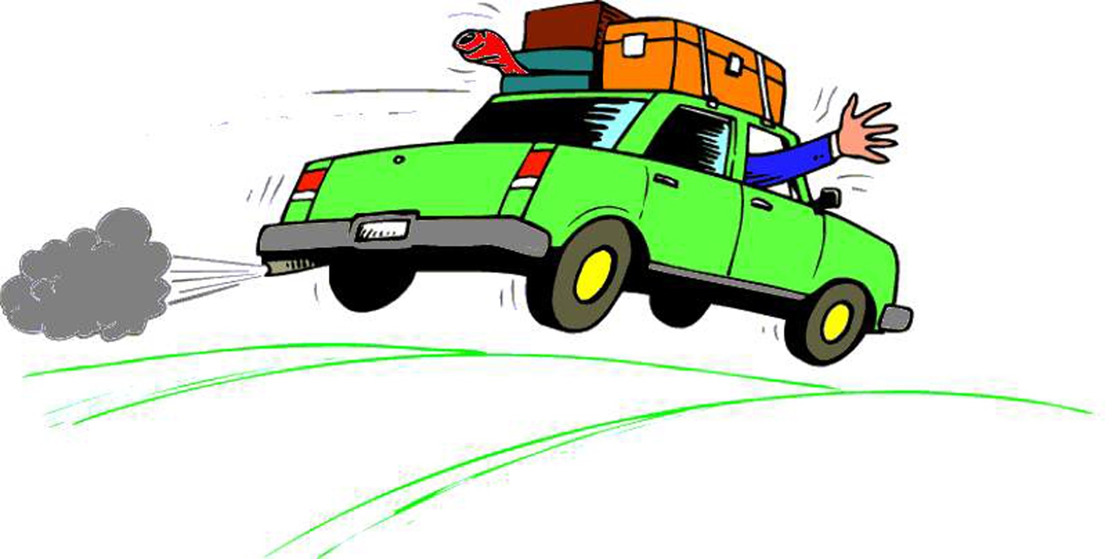 2219x1122 Car Driving Away Clip Art