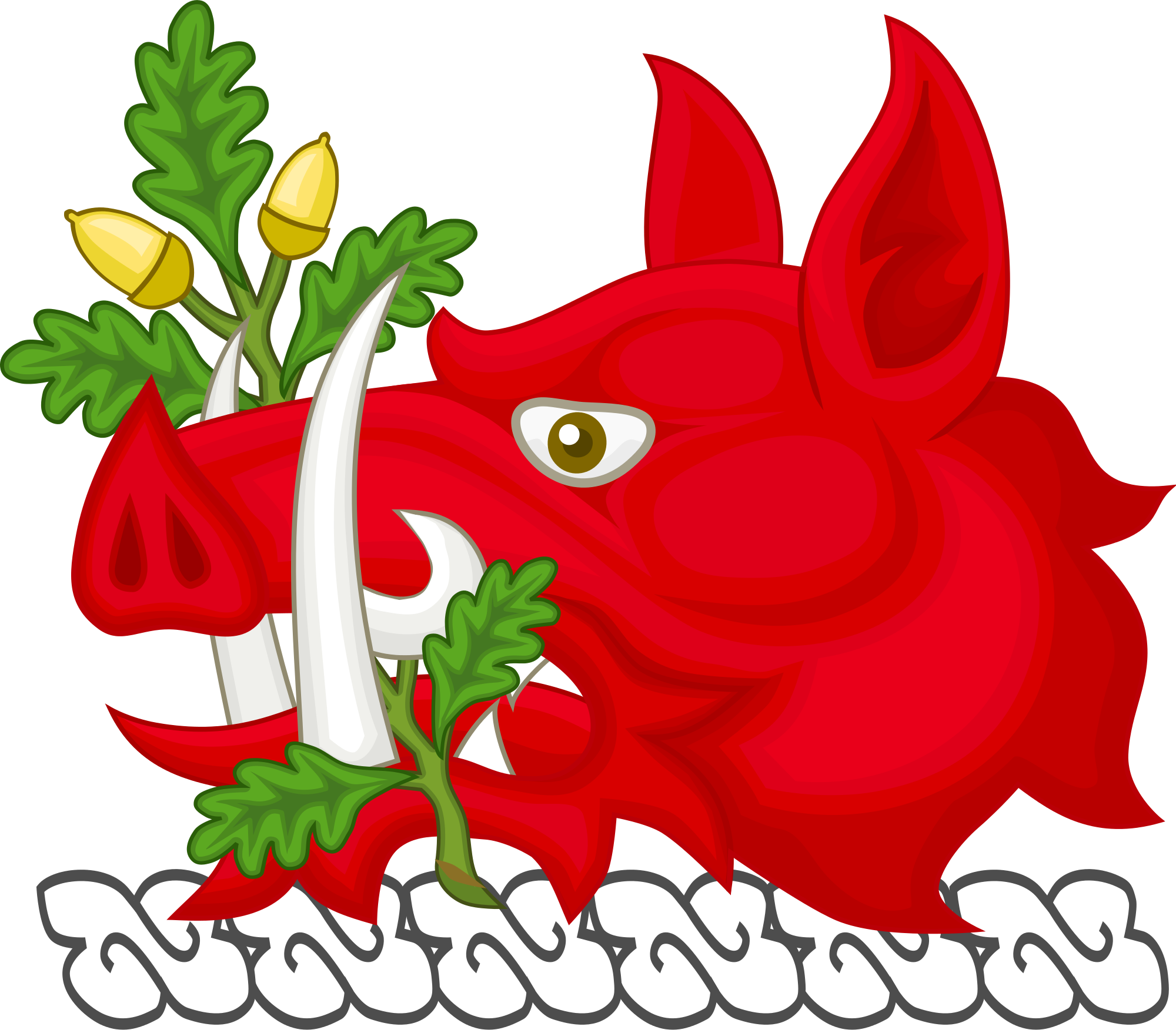 2000x1753 Georgia National Guard Boars Head Clipart