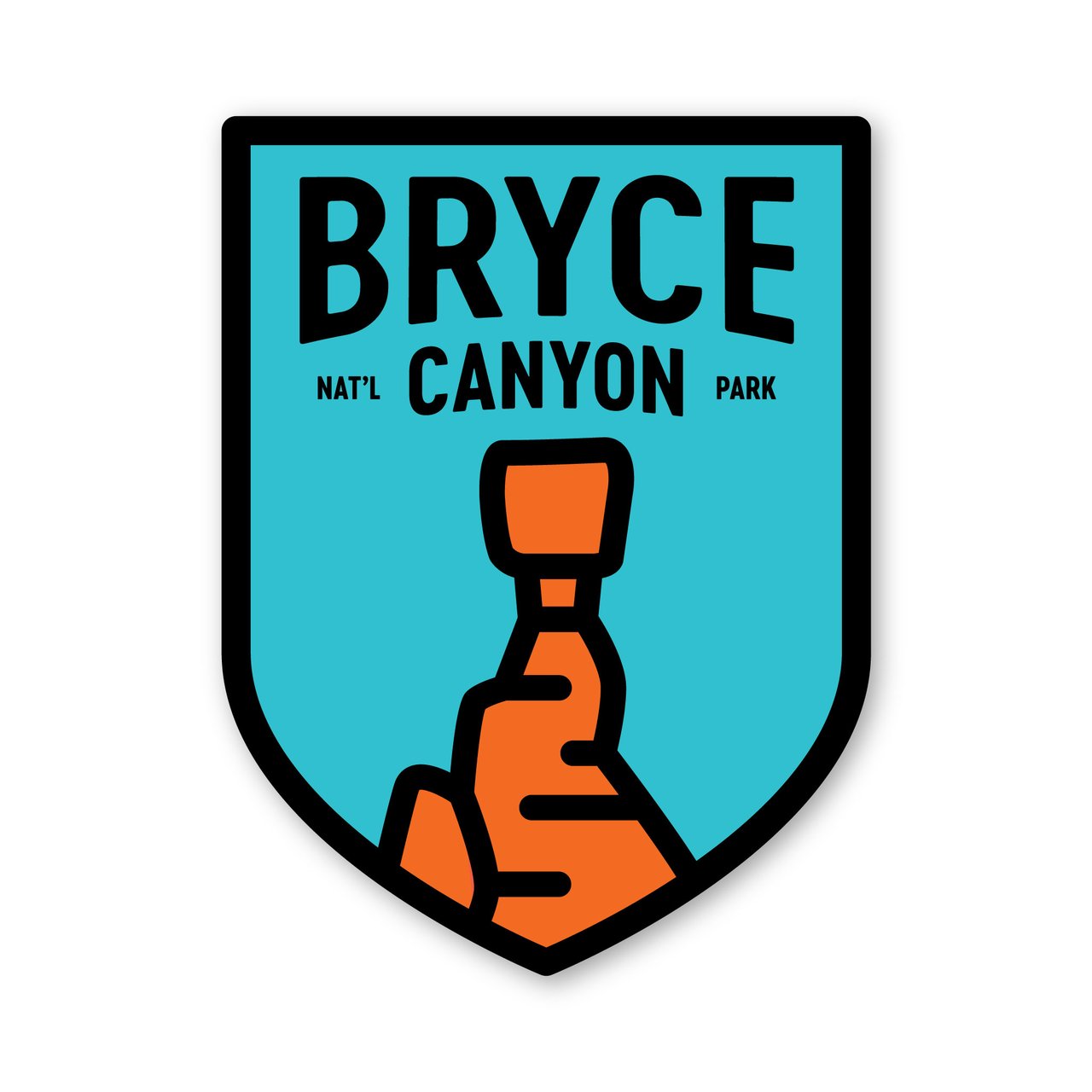 1280x1280 Bryce Canyon National Park Sticker Fell