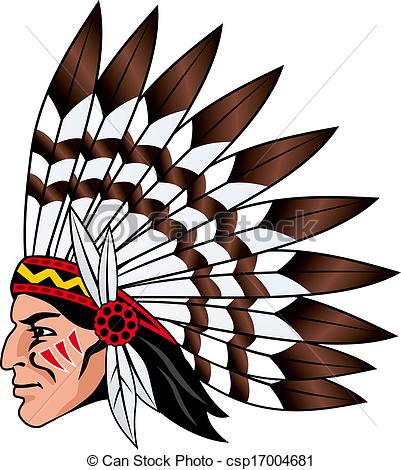 401x470 Native American People With Feathers On The Head For Mascot
