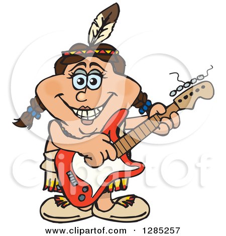 450x470 Clipart Of A Happy Native American Indian Man