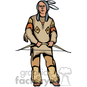 300x300 Native Indian Clipart