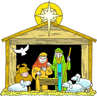 400x397 Nativity Stable Clip Art Free Clipart Collection