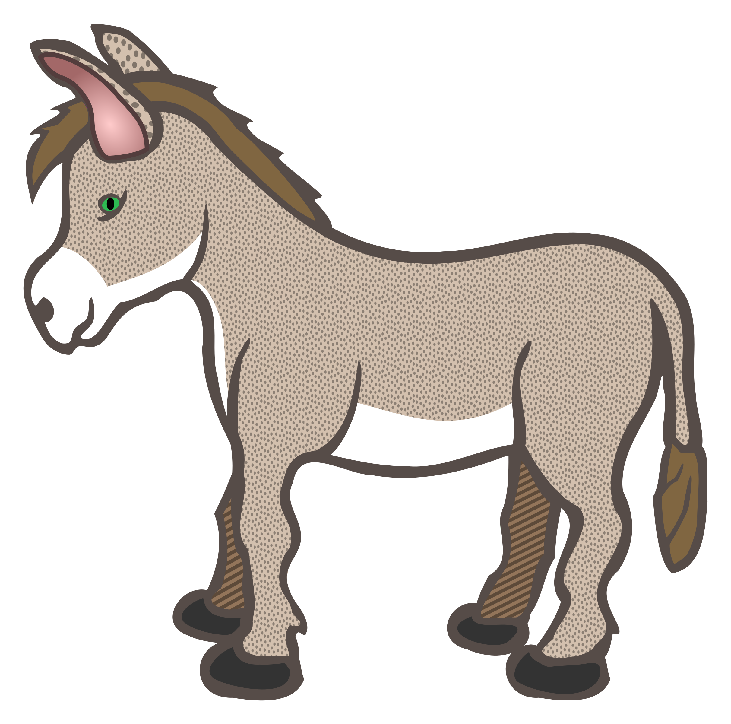2424x2400 Collection Of Nativity Donkey Clipart High Quality, Free