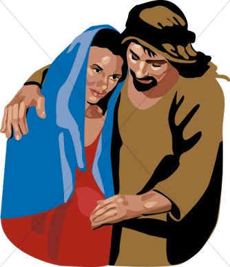 334x388 Nativity Characters Clipart
